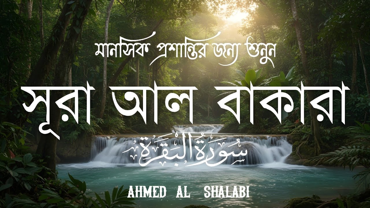 ঘরে শান্তি ও নিরাপত্তা আনতে সূরা বাকারা প্রতিদিন শুনুন | Powerful Surah Baqarah | Ahmed Al Shalabi