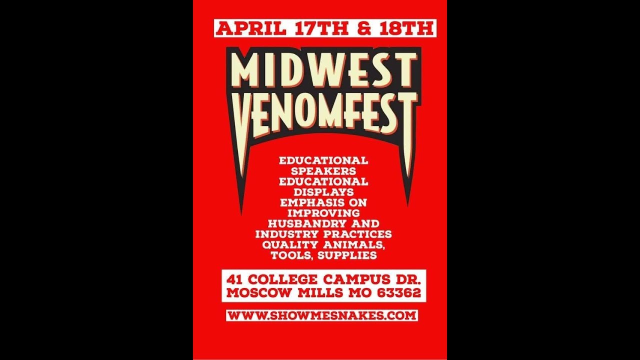 Show Me Reptile & Exotics Show (MVF Festus, MO & Jackson MS 10/2 & 3/21