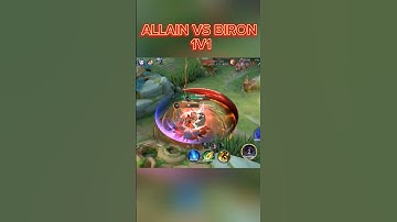 Allain vs Biron 1v1- Honor of Kings