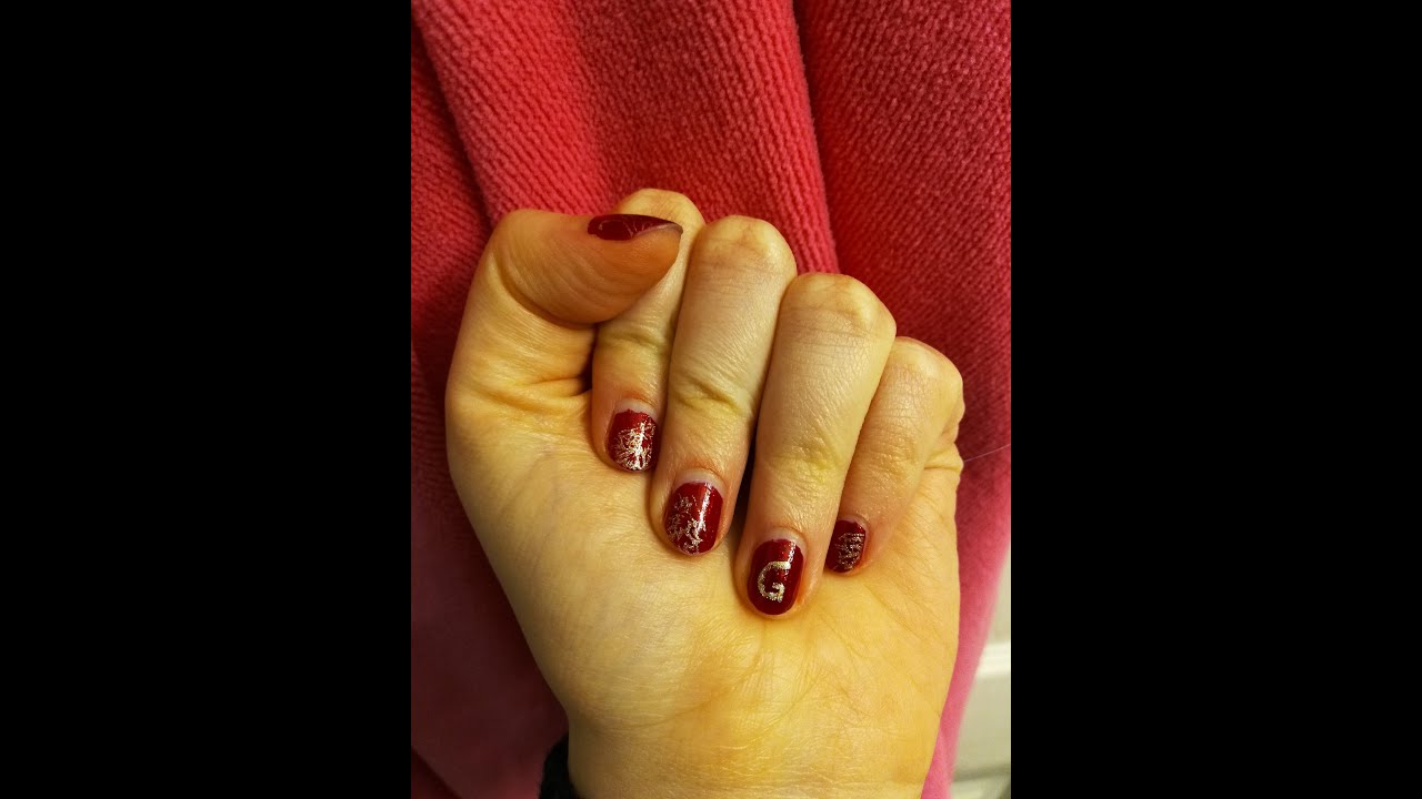 Gryffindor Nail Tutorial