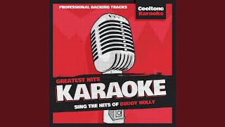 Bo Diddley (Originally Performed by Buddy Holly) (Karaoke Version)