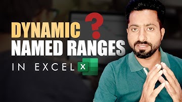 Learn to Make Dynamic Named Ranges in MS Excel | हिन्दी / اردو