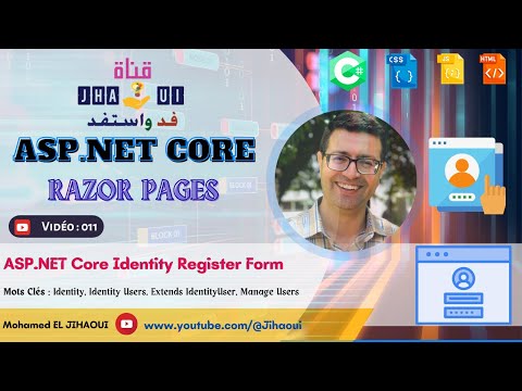 011 - ASP NET CORE Razor Pages / ASP NET Core Identity Register Form