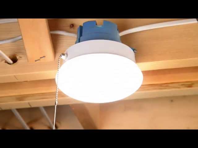 Eti Solid State Lighting 7 Spin Light With Pull Chain Install You