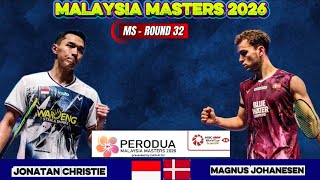 JOJO ON FIRE! Jonatan Christie vs Magnus Johannesen | Malaysia Masters 2026