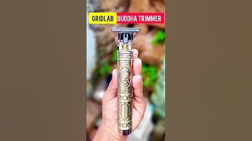 Buddha Trimmer Under 500 || Performance Test - Gridlab Hair & Beard || Blade Zero Gap || Trimo Gyan