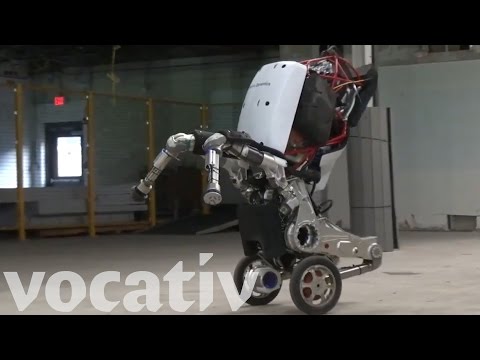 Just A Robot On Wheels That Can Jump Four Feet