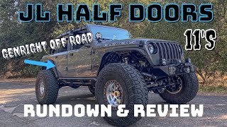 Jeep Wrangler JL Half Doors  Genright