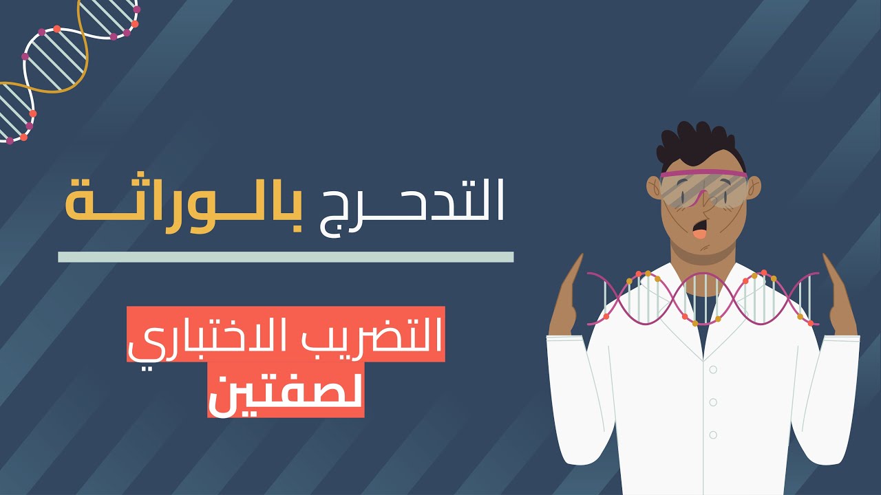 التدحرج بالوراثة | التضريب الاختباري لصفتين