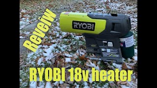 Ryobi PCL801 Hybrid forced air propane heater Keep it warm (S8-E7) 