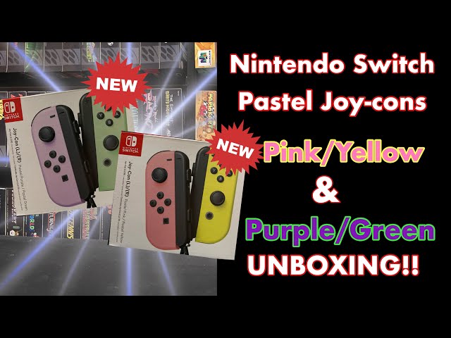 Joy-Con (L)/(R) - Pastel Purple/Pastel Green