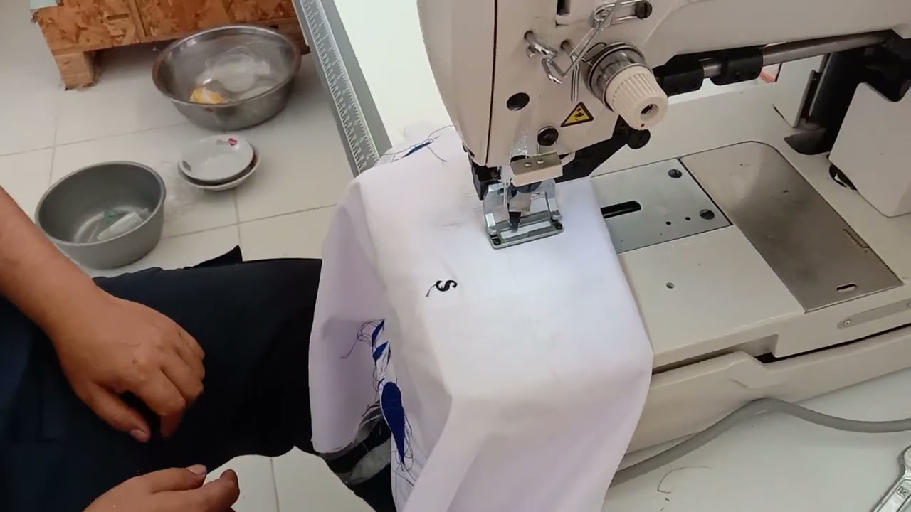 Tutorial Mengoperasikan Mesin Lubang Kancing High Speed@AmeliaFashionMuslim