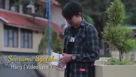 SUARAMU SYAIRKU - Harry Kholifah ( Cover ) Video lyric akustik