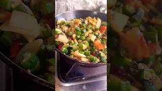 ?आज घर में सब खुश होग‌ए  खाकर|| भिन्डी सब्जी cooking viral shortvideo food bhindi