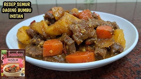 TIPS MASAK DAGING SAPI SAT SET JADI TANPA RIBET ‼️ RESEP SEMUR DAGING BUMBU BAMBOE