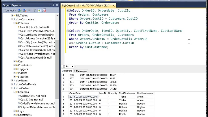 Querying Multiple Tables with SQL