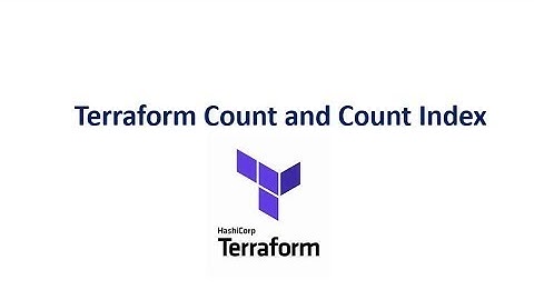 📢 Terraform Count and Count Index #terraform
