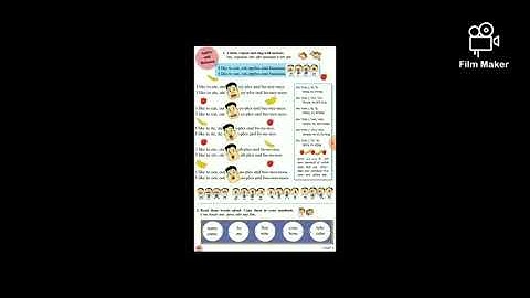 Class 3rd Unit two (Apples and bananas)🍎🍎🍌🍌