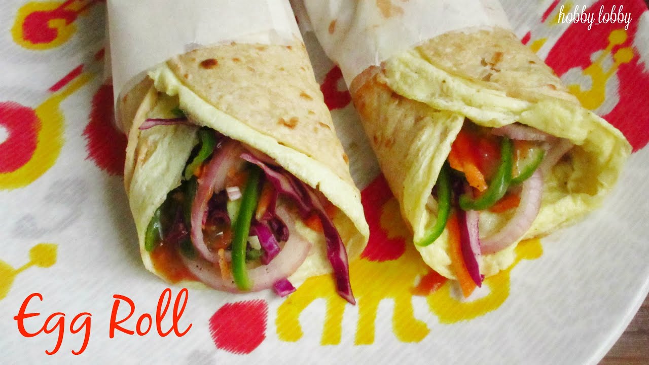 Egg Roll with Leftover Roti | Healthy Recipe for Kids - अंडा रोल बची