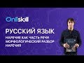 Русский язык 7 класс: Наречие как часть речи. Морфологический разбор наречия