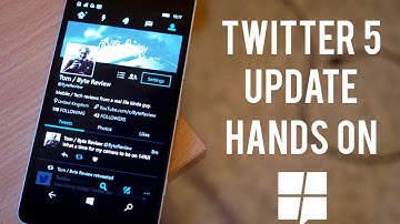 Hands-on with Twitter for Windows 10 Mobile