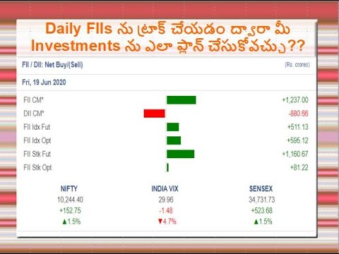 Daily FIIs ను ట్రాక్ చేయడం ద్వారా మీ Investments ను ఎలా ప్లాన్ చేసుకోవచ్చు??