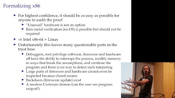 x86 verification from scratch