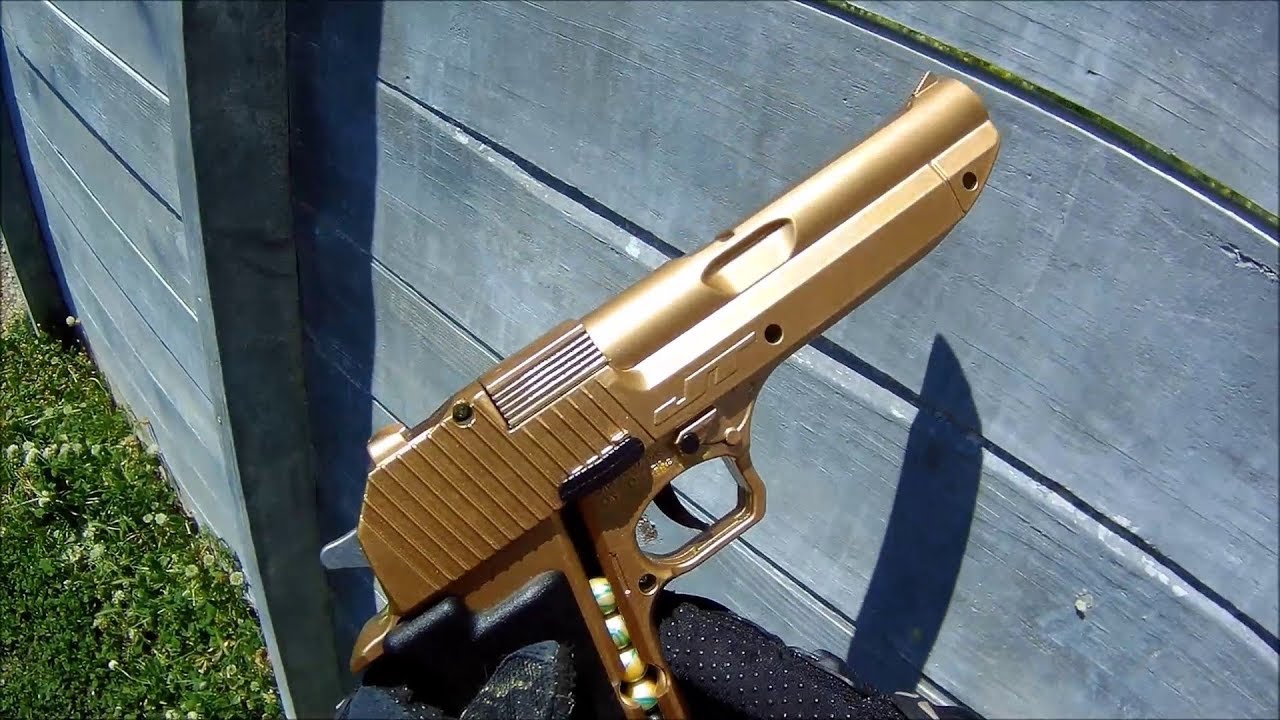 GOLD .50 Paintball Desert Eagle (it kinda stinks) Insane Paintball 5