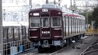 2021.04.19 阪急 正雀車庫 全体版 5308F梅田側3両出場。5893のクーラーが更新されているように見えます。7457は中間車化で7957に改番？。他
