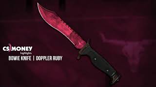 CS:GO | Bowie Knife - Doppler Ruby