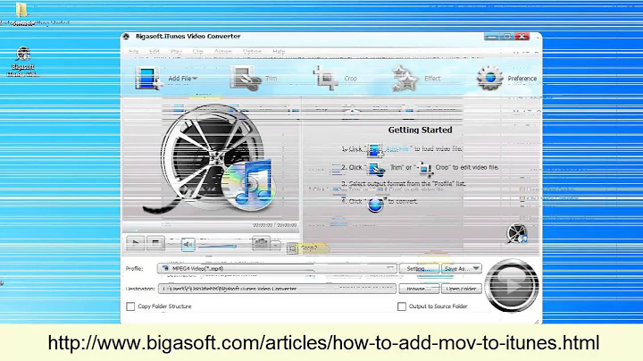 How to Add MOV to iTunes to Play MOV in iTunes/iPod/iPad?