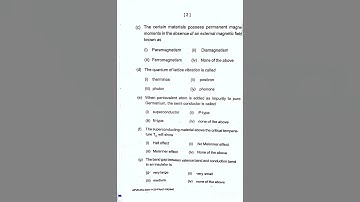 Rajendra University 5th sem solid state physics question paper2022#rajendrauniversity#physicswallah