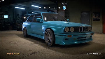 Need For Speed 2015 - BMW M3 Evolution II E30 1988 - Customize Car | Tuning (XboxONE HD) [1080p]