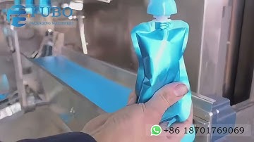 FB-180SP spouted juice pouch form fill seam machine | HFFS doypack machinery