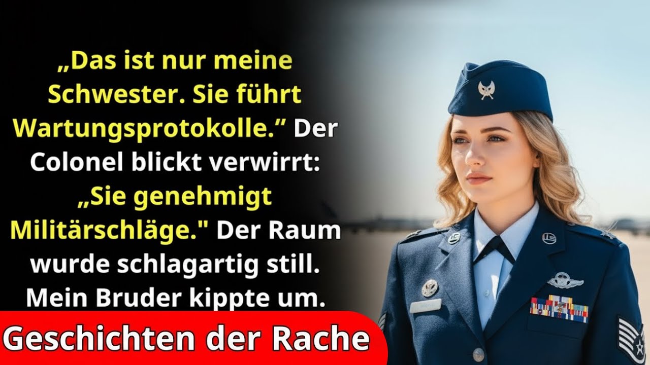 Sie ist nur die Wartungsschreiberin, sagte ich. Der Colonel wurde blass Sie autorisiert das alles