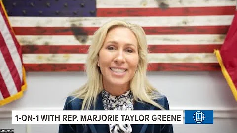 Marjorie Taylor Greene walks out following questions about her own past remarks | Full interview