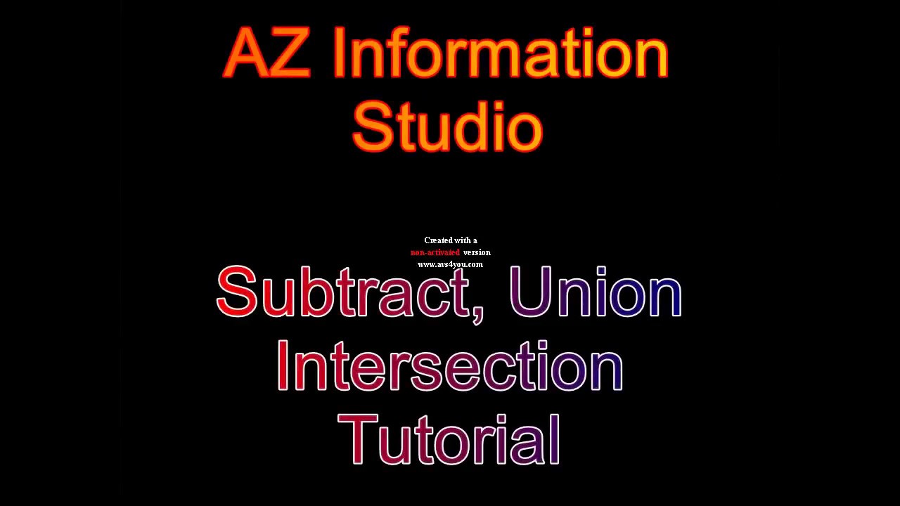 Autocad 3d modeling Subtract, Union, Intersection commands