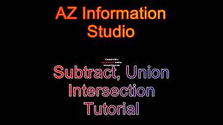 Autocad 3d modeling Subtract, Union, Intersection commands