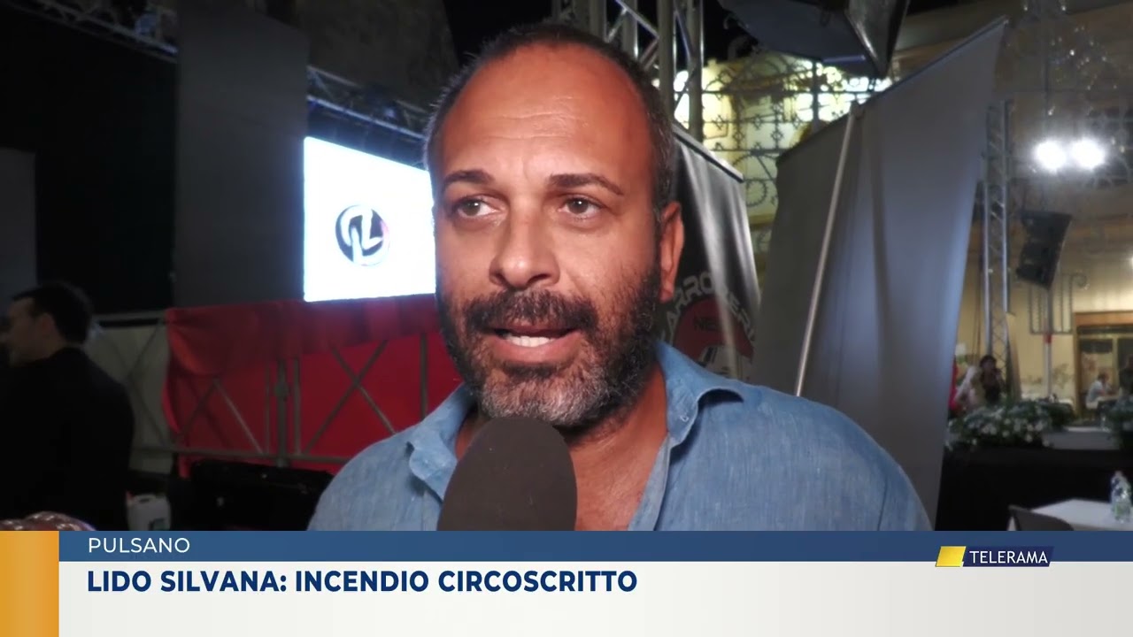 PULSANO: LIDO SILVANA: INCENDIO CIRCOSCRITTO