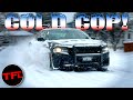 This V8-Powered, All-Wheel Drive Cop Car Is Absolutely UNSTOPPABLE on Snow Tires: See for Yourself!