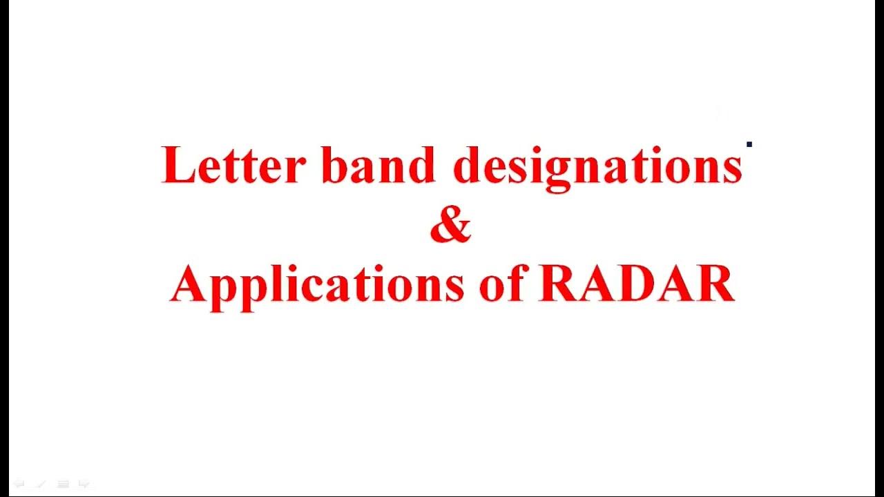 Radar applications Radar Systems Lec04 YouTube