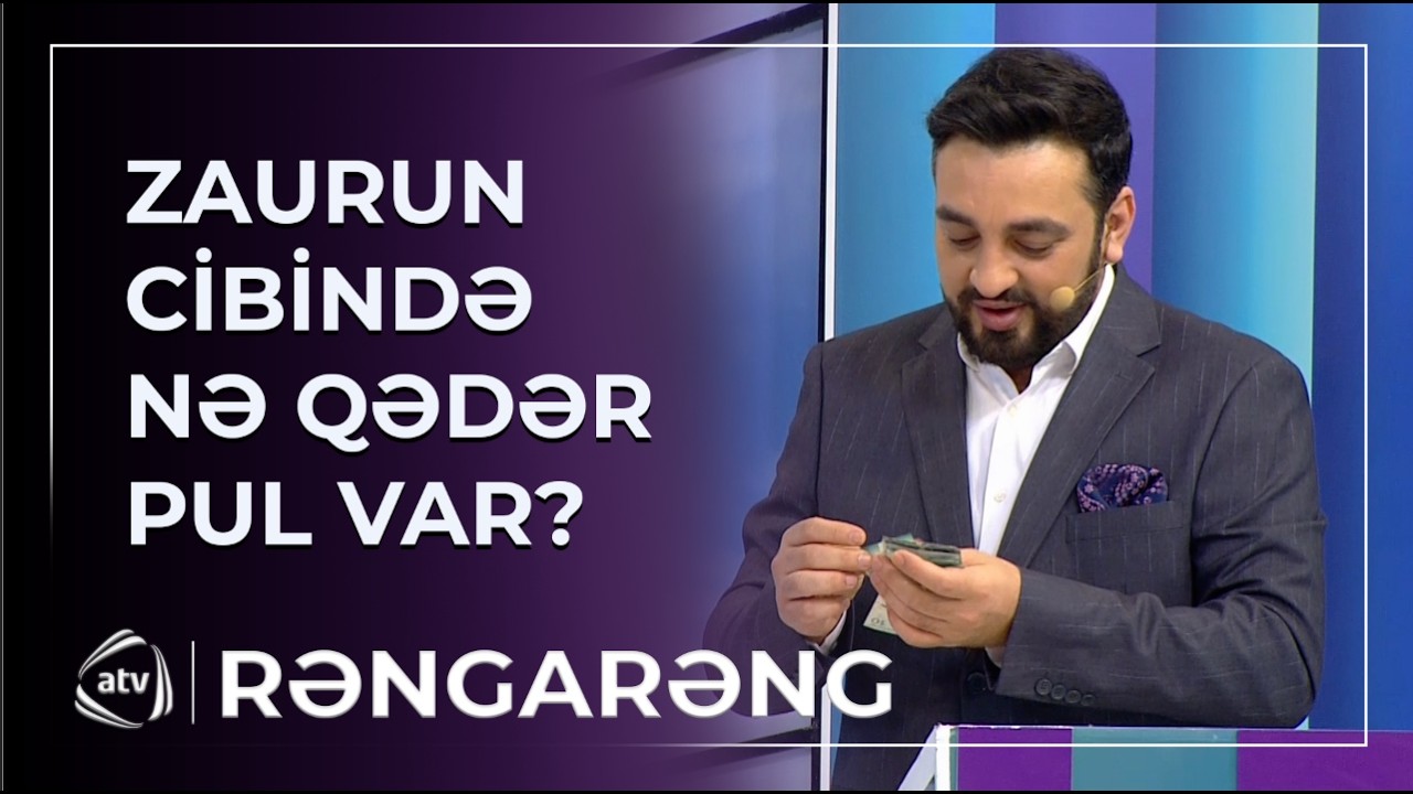 Zaur Nəbioğlunun cibindən BU MƏBLƏĞDƏ pul çıxdı / Rəngarəng