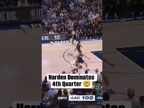 Harden Drops 15 PTS in 4th Quarter vs. Mavs Game 4 🔥 | LA Clippers