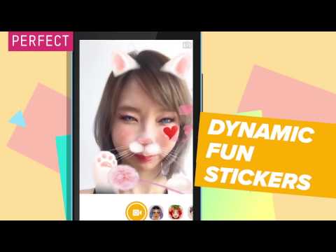[YouCam Fun] Try out fun AR filters, Animated stickers, Motion stickers