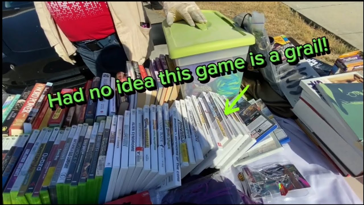 Amazing video game deals in 2024?Lots of Xbox 360 games & a Grail find #videogame hunt/#garagesale