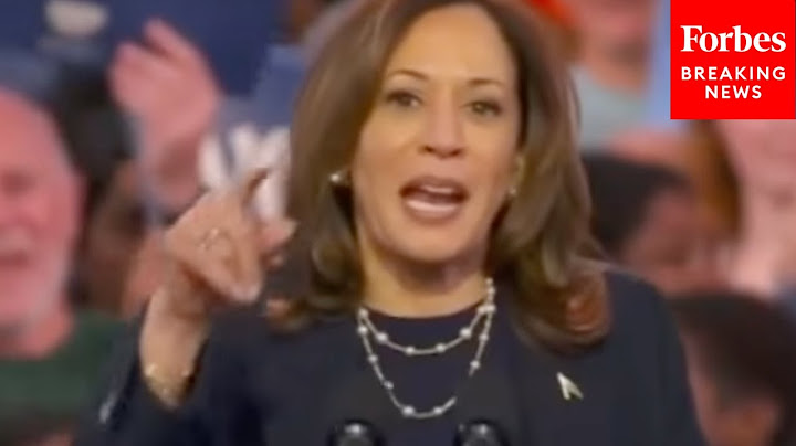 JUST IN: 'We Need A Medic': VP Harris Pauses Rally After Audience Member Requires Medical Attention
