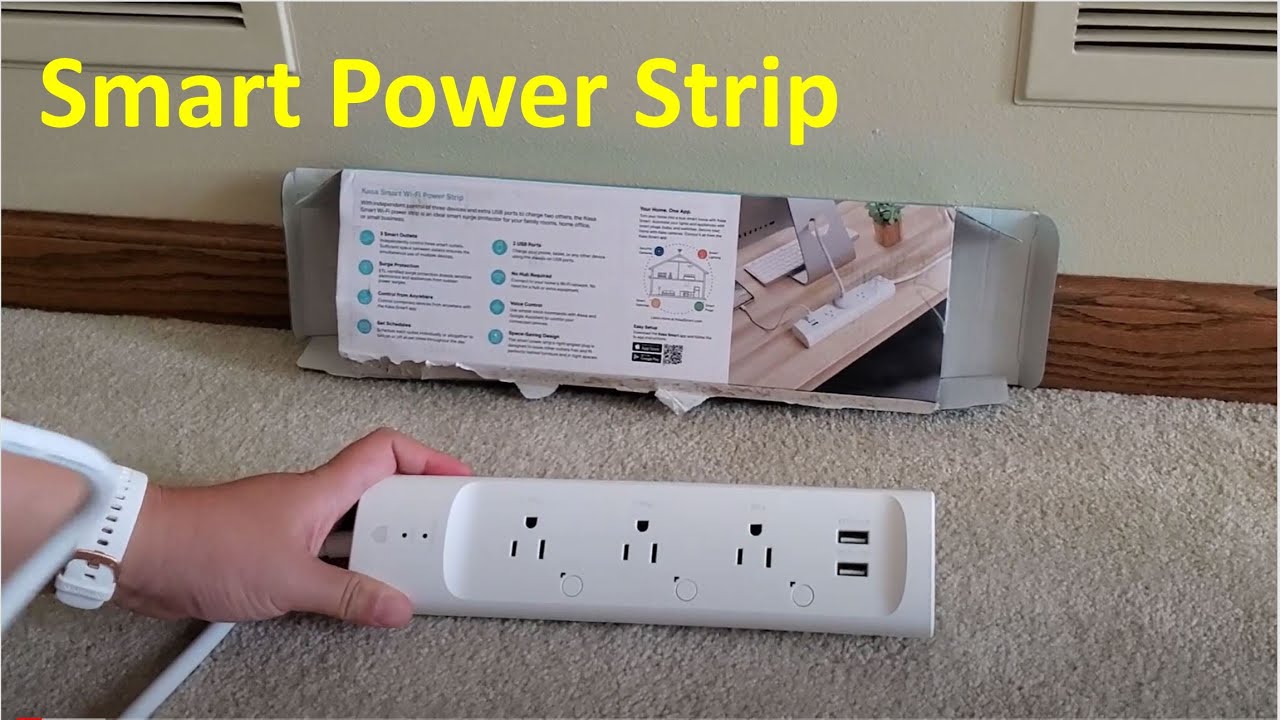 TPLink Kasa Smart Power Strip Install and Review YouTube