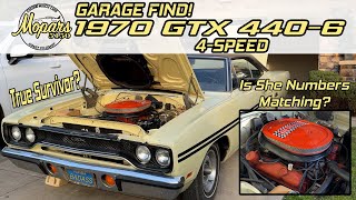 A Six Pack To Go: ‘70 GTX V Code 4 Speed Cali Garage Find Mopars5150 S1E14