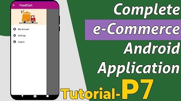 Complete eCommerce Android app tutorial in Hindi | Part-7 |  Shopping Cart in Android | Food App
