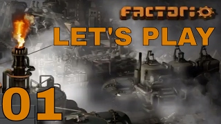 Let's Play Factorio Gameplay 01 - learning the ropes - Factorio tutorial part 1